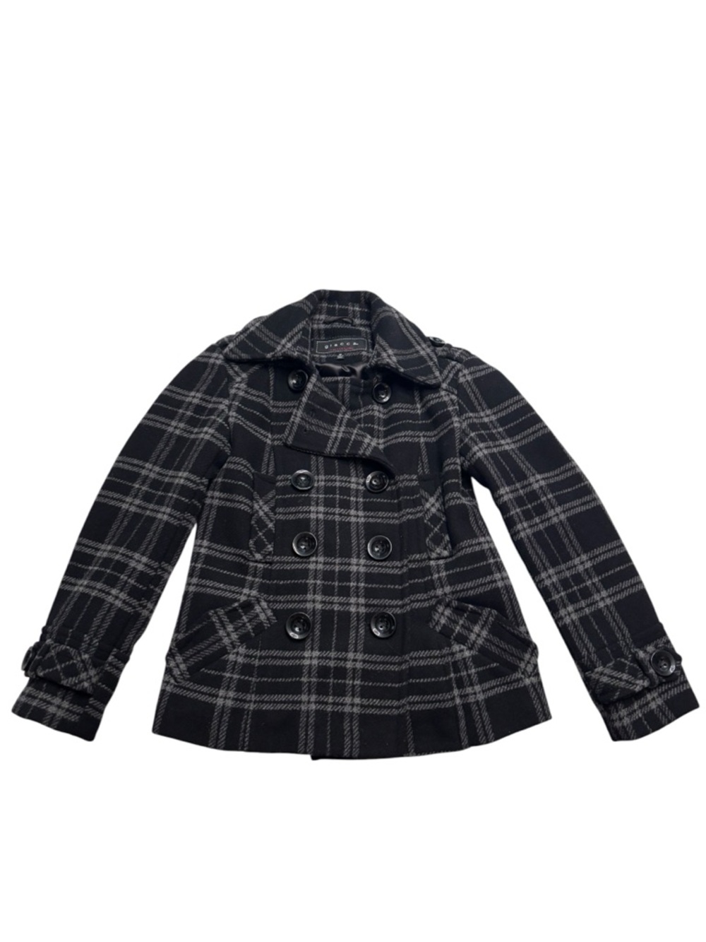 Giacca brand double-breasted pea coat